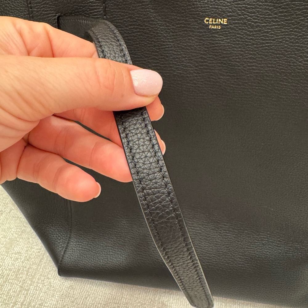 Auth Celine Cabas Black Tote - Picture 3 of 6